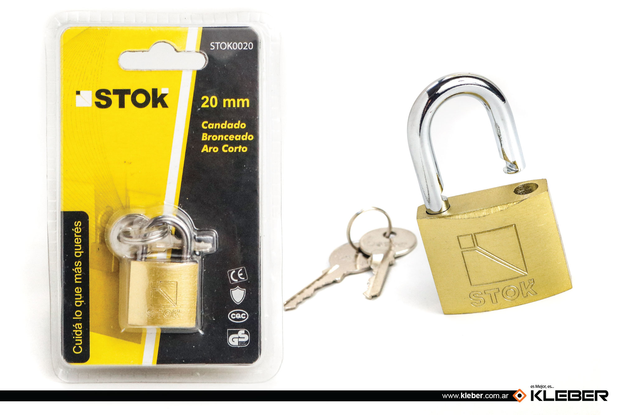 CANDADO BRONC. STOK 20